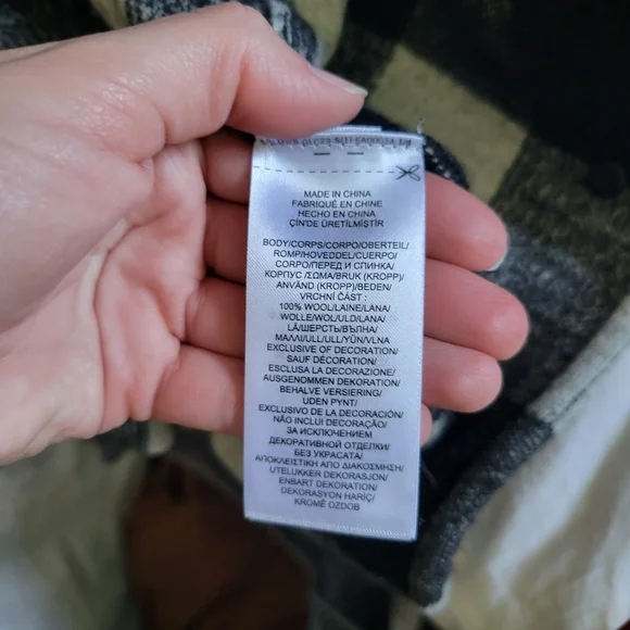 Ralph Lauren Sweater Blazer Jacket Academia Merino Wool Plaid Preppy Equestrian - Picture 6 of 6